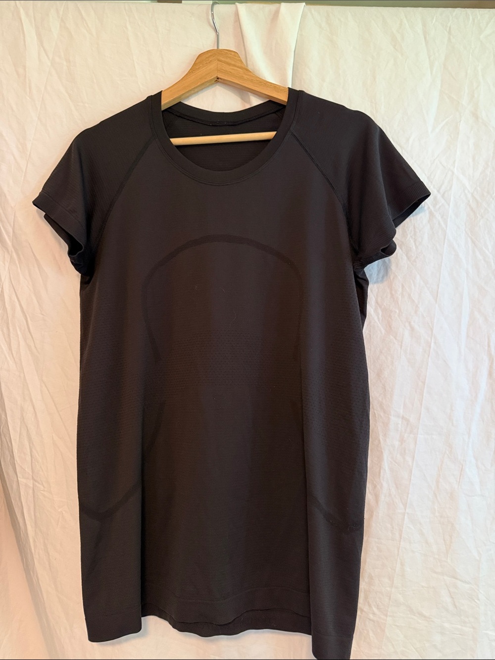lululemon athletica Black Short Sleeve Crew Performance Tee